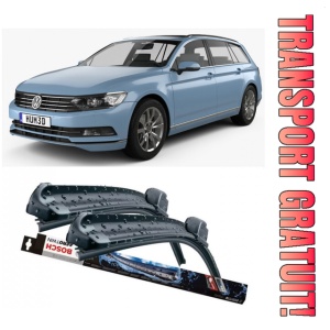 Set 2 stergatoare parbriz Bosch Aerotwin 600/475mm compatibile cu Volkswagen PASSAT B8 Variant (3G5, CB5) (2014-2018) Bosch