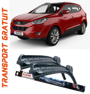 Set 2 stergatoare parbriz Bosch Aerotwin 600/475mm compatibile cu Hyundai TUCSON (JM) (2004-2010) Bosch accesorii pentru autoturismul tau - masina v212247
