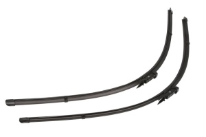 Set 3 stergatoare FORD S-MAX (CJ, WA6) din 2015 - 2018, pentru parbriz si luneta fata si spate auto, Valeo Silencio Xtrm, din cauciuc siliconat rezistent, 4 Stickere Auto FORD v14185
