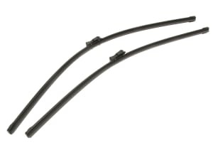 Set 3 stergatoare MERCEDES-BENZ GL-CLASS (X166) din 2012-2015, pentru parbriz si luneta fata si spate auto, Bosch Twin-Aerotwin, din cauciuc siliconat rezistent, 4 Stickere Auto MERCEDES-BENZ - Img 3
