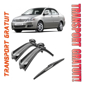 Set 3 stergatoare parbriz si luneta AR139S (600mm x 400mm) pentru Toyota Corolla (E12) (10.02-08.08) Bosch