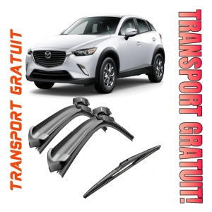 Set 3 stergatoare parbriz si luneta AR604S (600mm x 450mm) pentru Mazda CX-5 (KE) (11.11-) Bosch