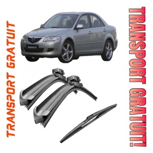 Set 3 stergatoare parbriz si luneta AR728S (550mm x 475mm) pentru Mazda 6 (GG/GY) Fastback (04.02-08.08) Bosch