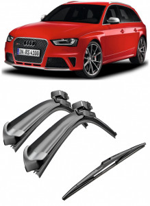 Set 3 stergatoare parbriz si luneta Bosch Aerotwin pentru Audi RS4 (8K5, B8) Avant (05.12 -) Bosch accesorii pentru autoturismul tau - masina v219494