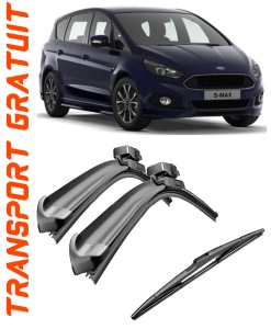 Set 3 stergatoare parbriz si luneta Bosch Aerotwin pentru Ford S-MAX '06 (WA6) (09.07 - 12.14) Bosch accesorii pentru autoturismul tau - masina v219560