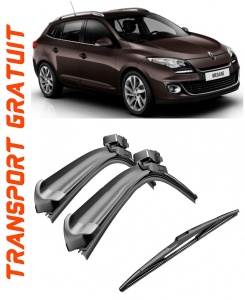 Set 3 stergatoare parbriz si luneta Bosch Aerotwin pentru Renault Megane III (KZ) Grantour (06.09 - 12.15) Bosch accesorii pentru autoturismul tau - masina v219872