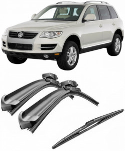 Set 3 stergatoare parbriz si luneta Bosch Aerotwin pentru Volkswagen Touareg (7LA) (05.04 - 11.06) Bosch accesorii pentru autoturismul tau - masina v219881