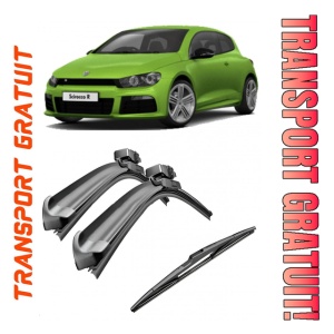 Set 3 stergatoare parbriz si luneta Bosch Aerotwin pentru Volkswagen Scirocco (137) (08.08 - 05.14) Bosch