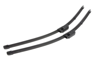 Set 3 stergatoare SEAT EXEO ST (3R5) din 2009 - 2013, pentru parbriz si luneta fata si spate auto, Valeo Silencio Xtrm, din cauciuc siliconat rezistent, 4 Stickere Auto SEAT v15025