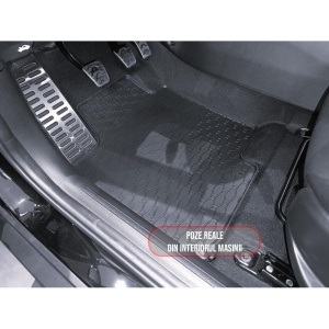 Set 4 covorase auto CRI-FLO pentru Hyundai I20 2014-2020, cauciuc 100%, rezistente, anti-alunecare v2698