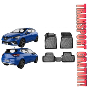 Set 4 covorase auto tavita Renault Clio 5 2019 - 2024