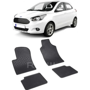 Set 4 covorase Fiat 500 2015-prezent, din cauciuc 100%, compatibile cu autoturismul FIAT 500 v1674