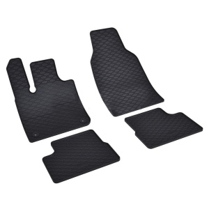 Set 4 covorase Fiat 500E 2021-prezent, din cauciuc 100%, compatibile cu autoturismul FIAT 500e v959