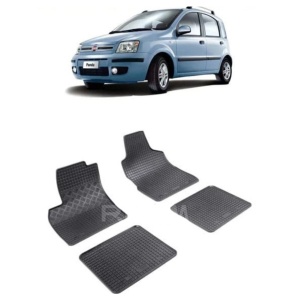 Set 4 covorase Fiat Panda 2003-2012, din cauciuc 100%, compatibile cu autoturismul FIAT Panda v3645