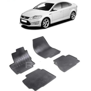 Set 4 covorase Ford Mondeo 2013-2014, din cauciuc 100%, compatibile cu autoturismul FORD Mondeo v3585