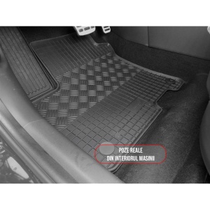 Set 4 covorase Hyundai Kona Electric 2021-prezent, din cauciuc 100%, compatibile cu autoturismul HYUNDAI Kona v2050