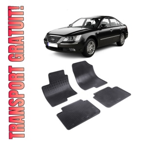 Set 4 covorase Hyundai Sonata 2005-2009, din cauciuc 100%, compatibile cu autoturismul HYUNDAI Sonata
