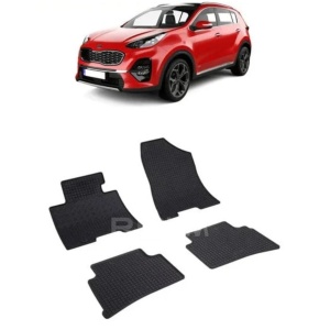 Set 4 covorase Kia Sportage 2016-2021, din cauciuc 100%, compatibile cu autoturismul KIA Sportage v2455