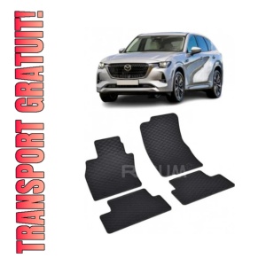 Set 4 covorase Mazda Cx-60 Phev 2022-prezent, din cauciuc 100%, compatibile cu autoturismul MAZDA CX-60