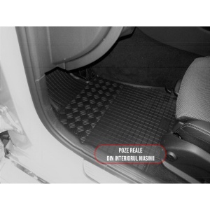 Set 4 covorase Mercedes C-Klasse 2014-2021, din cauciuc 100%, compatibile cu autoturismul MERCEDES C-Klasse v2639