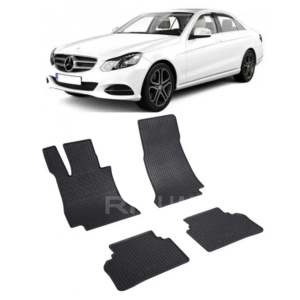 Set 4 covorase Mercedes E-Klasse Hybrid 2016-prezent, din cauciuc 100%, compatibile cu autoturismul MERCEDES E-Klasse v3045