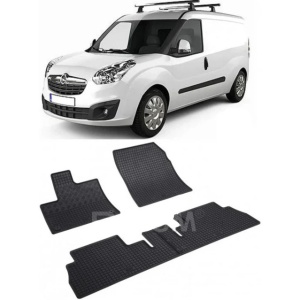 Set 4 covorase Peugeot Rifter 5M 2019-prezent, din cauciuc 100%, compatibile cu autoturismul PEUGEOT Rifter v3285