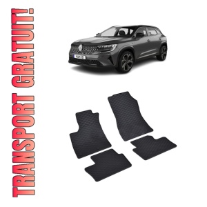 Set 4 covorase Renault Austral Mhev 2023-prezent, din cauciuc 100%, compatibile cu autoturismul RENAULT Austral