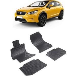 Set 4 covorase Subaru Xv 2012-2017, din cauciuc 100%, compatibile cu autoturismul SUBARU XV v3995