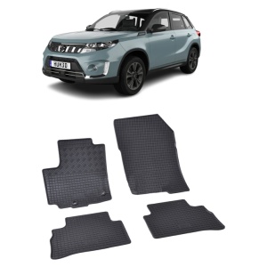 Set 4 covorase Suzuki Vitara 1,5 Hybrid 2020-prezent, din cauciuc 100%, compatibile cu autoturismul SUZUKI Vitara v4175