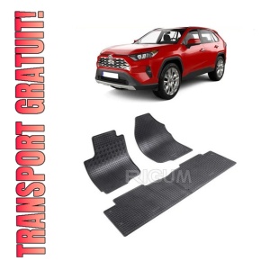 Set 4 covorase Toyota Rav4 2013- 2018, din cauciuc 100%, compatibile cu autoturismul TOYOTA RAV4