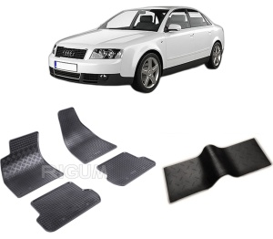 Set 5 covorase AUDI A4 B6 din 11.2001-10.2004, cu covoras tunel median, CAROSERIE SEDAN, Presuri cauciuc 100%, compatibil cu autoturismul AUDI A4 B6, Rigum - Img 2