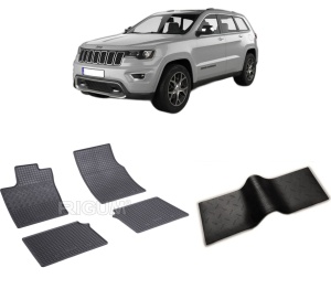 Set 5 covorase JEEP GRAND CHEROKEE IV din 10.2010-2013, cu covoras tunel median, CAROSERIE SUV, Presuri cauciuc 100%, compatibil cu autoturismul JEEP GRAND CHEROKEE IV, Rigum - Img 2