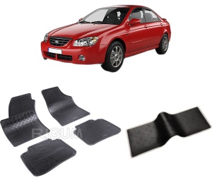 Set 5 covorase KIA CERATO I din 2004-2009, cu covoras tunel median, CAROSERIE SEDAN, Presuri cauciuc 100%, compatibil cu autoturismul KIA CERATO I, Rigum - Img 2