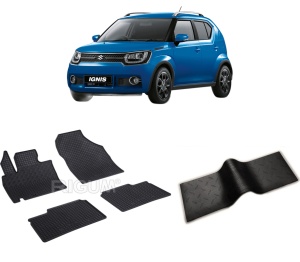 Set 5 covorase SUZUKI IGNIS III din 01.2017-PREZENT, cu covoras tunel median, CAROSERIE HATCHBACK, Presuri cauciuc 100%, compatibil cu autoturismul SUZUKI IGNIS III, Rigum - Img 2