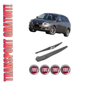 Set brat stergator spate cu lamela pentru FIAT CROMA (194_) din 2005-2011, pentru spate, din cauciuc siliconat rezistent, 4 stickere auto FIAT