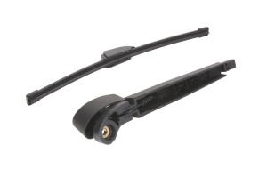 Set brat stergator spate cu lamela pentru HYUNDAI i30 Estate (GD) din 2012-2017, pentru spate, din cauciuc siliconat rezistent, 4 stickere auto HYUNDAI v1872
