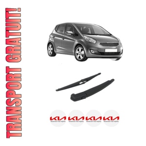 Set brat stergator spate cu lamela pentru KIA VENGA (YN) din 2010-2019, pentru spate, din cauciuc siliconat rezistent, 4 stickere auto KIA