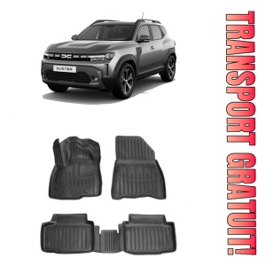 Set covorase auto DACIA DUSTER 4x4, dedicate pentru Duster din 2024-2025,