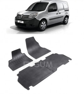 set covorase auto dedicate, din cauciuc 100% Premium Renault Kangoo II, Van, fabricat din 2008 - Prezent, 5 Locuri accesorii pentru autoturismul tau - masina v159770