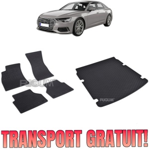 Set Covorase Auto Si Tavita Portbagaj AUDI A6 C8 din 06.2018 - 2026, caroserie sedan,