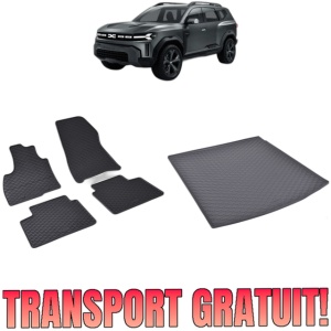 Set Covorase Auto Si Tavita Portbagaj DACIA BIGSTER MHEV din 2025 - 2026, caroserie suv, PORTBAGAJ INFERIOR SI SUPERIOR