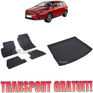 Set Covorase Auto Si Tavita Portbagaj FORD FOCUS III din 03.2011 - 08.2018, caroserie combi,