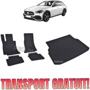Set Covorase Auto Si Tavita Portbagaj MERCEDES C-CLASS W206 din 06.2021 - 2026, caroserie combi,