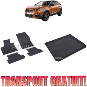 Set Covorase Auto Si Tavita Portbagaj PEUGEOT 3008 II PHEV din 09.2019 - 2026, caroserie suv,