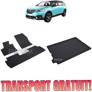 Set Covorase Auto Si Tavita Portbagaj PEUGEOT 5008 II din 07.2017 - 2026, caroserie suv, 7 LOCURI, RAND 3 CULCAT