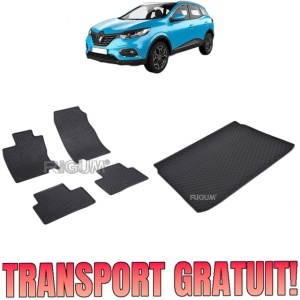 Set Covorase Auto Si Tavita Portbagaj RENAULT KADJAR din 06.2015 - 09.2022, caroserie suv, PORTBAGAJ SUPERIOR