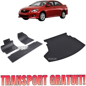 Set Covorase Auto Si Tavita Portbagaj TOYOTA COROLLA X din 2007 - 07.2013, caroserie sedan,