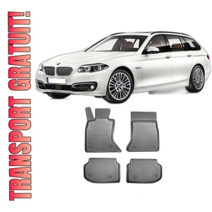 Set covorase BMW SERIA 5 F11, din 03.2010 - 2013, covorase tavita, caroserie COMBI INAINTE DE FACELIFT, CU X-DRIVE, compatibile cu autoturismul BMW SERIA 5 F11, ARISTAR