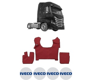 Set covorase Camion Tir Iveco S-WAY din 2019, Auto, 4x Stickere auto cu Iveco