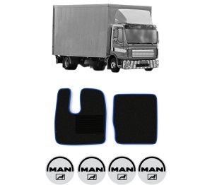 Set covorase Camion Tir MAN TGL I din 2004-2022, Auto, 4x Stickere auto cu MAN
